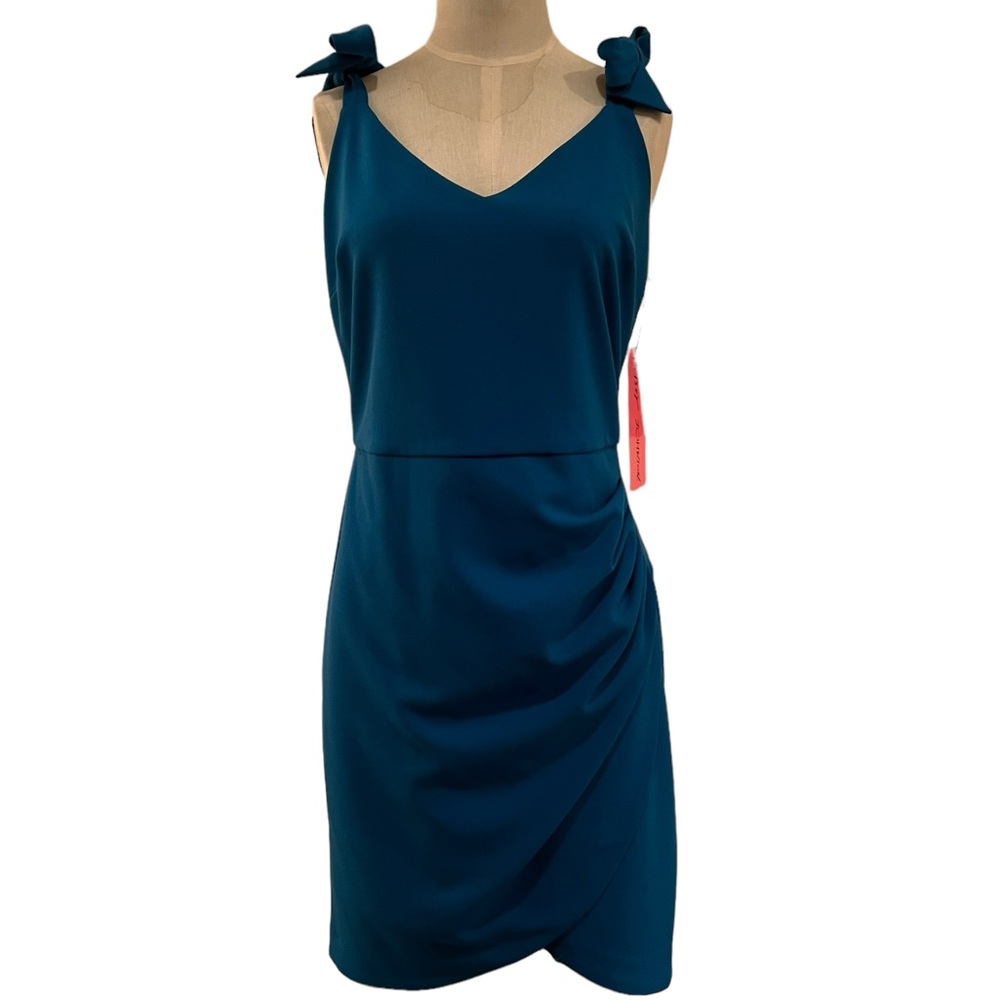 NWT Betsey Johnson Bow Strap Blue Dress Size 6